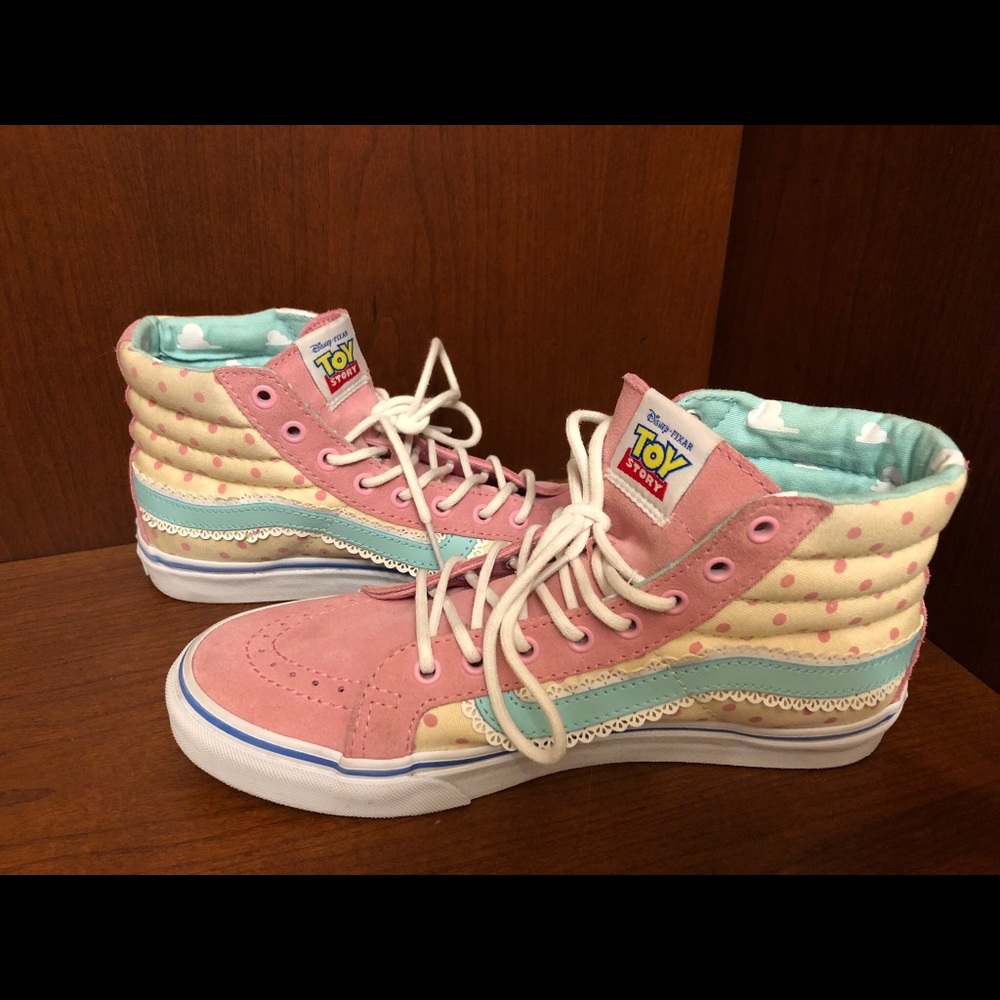 Vans Toy Story Little Bo Peep shoes.
